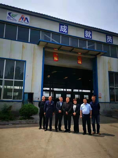 公司迎接中聯(lián)重科領(lǐng)導檢查指導工作